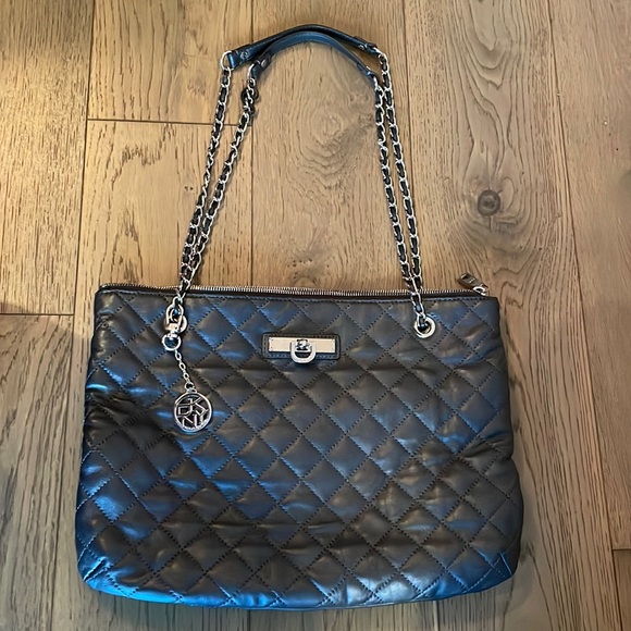 NWOT. space grey DKNY bag. - Picture 2 of 4